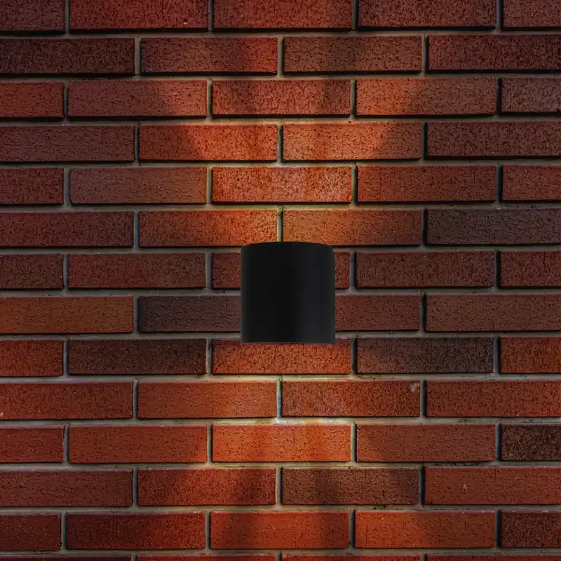 LED buiten wandlamp ALECTO, zwart, hoogte 10 cm, IP54 up/down Snelle Levering