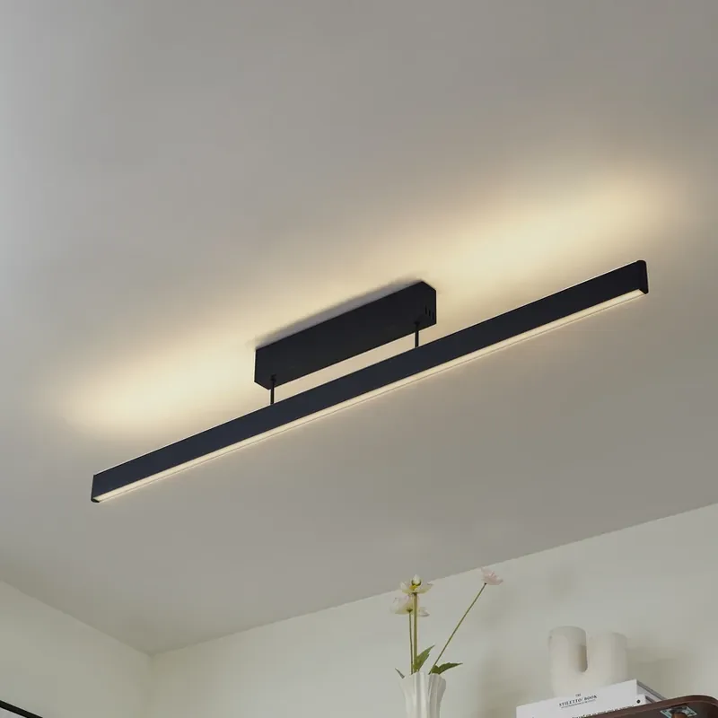 Premium Lucande Smart LED plafondlamp Mylosh, zwart, CCT, Tuya