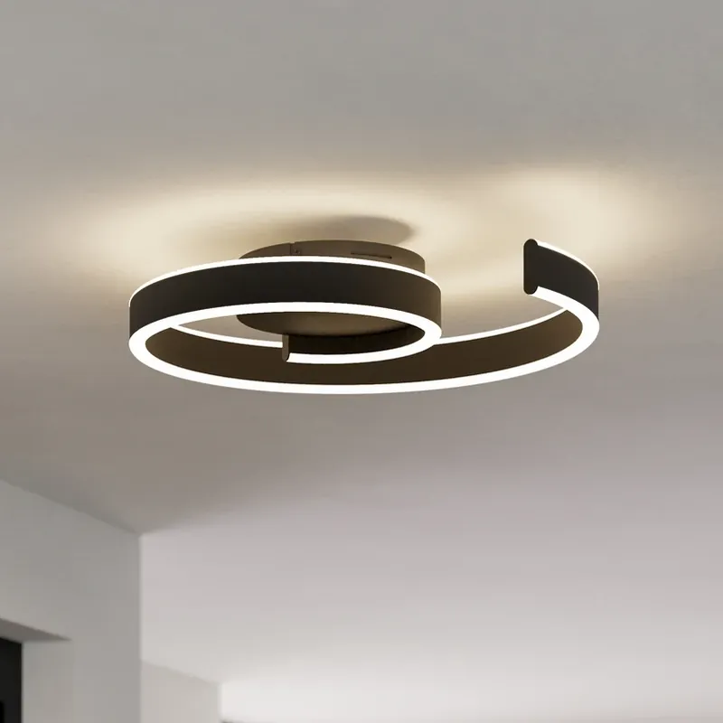 EGLO connect Smart LED plafondlamp Andabaia-Z, zwart Seizoensaanbieding
