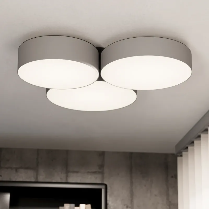 Favoriet EGLO connect Smart LED plafondlamp Barbano-Z, grijs