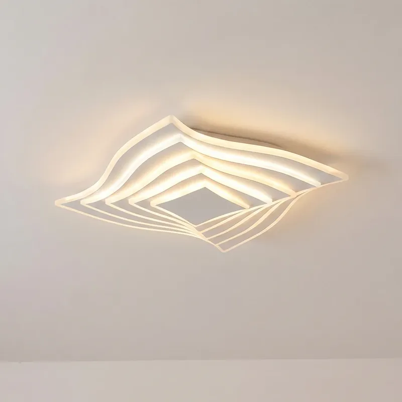 Populair Lindby LED plafondlamp Rebeka, 47x47cm, CCT, afstandsbediening