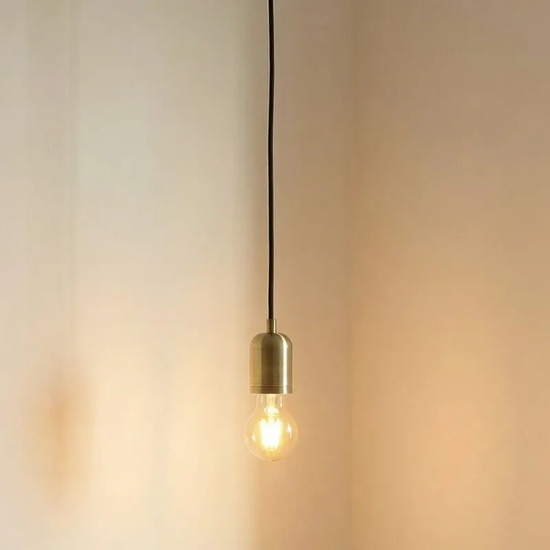 Speciale Aanbieding Lindby hanglamp Hattie, fitting E27, messing, Ø 4,7 cm