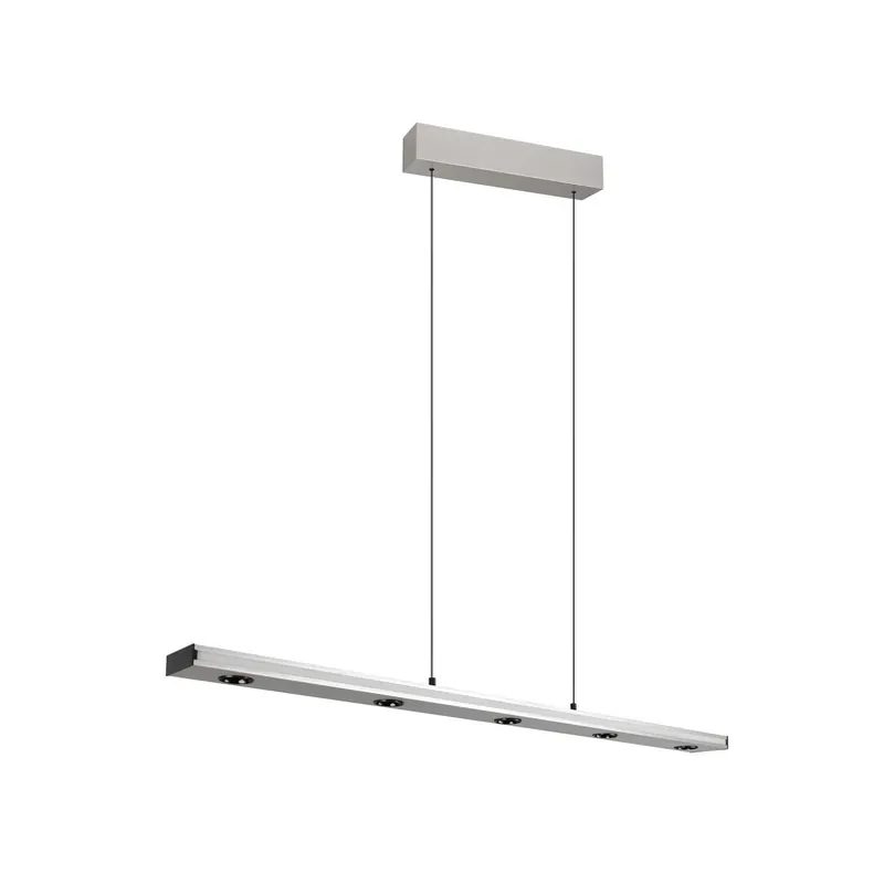 LED hanglamp Graham, nikkel, metaal, up/down, CCT, dimmer Koopje