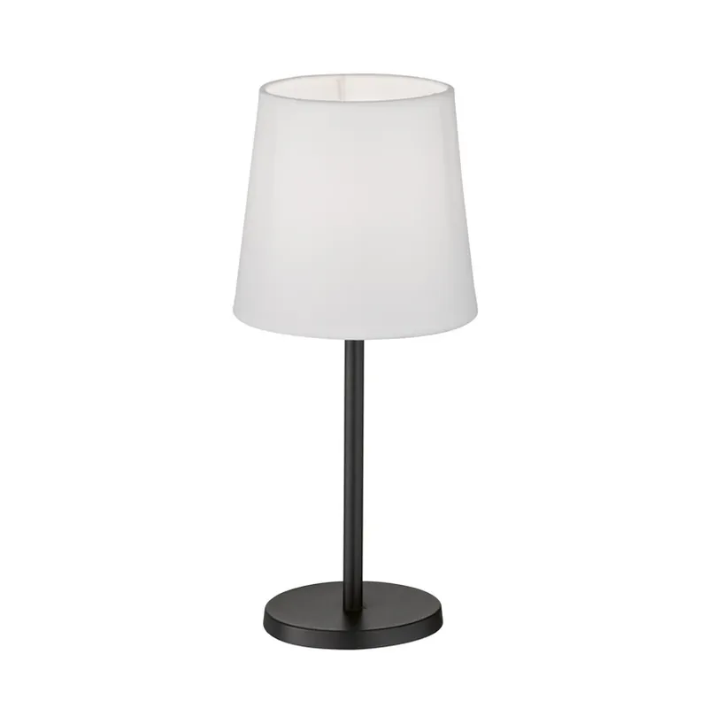 Tafellamp Rimini, chintz, wit/zwart, E14, 30 cm Superprijs