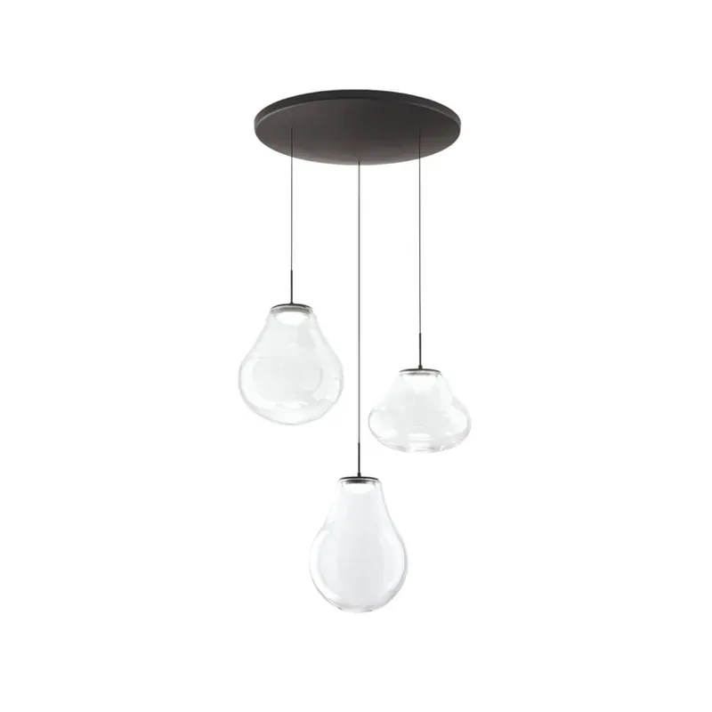 Lage Prijs LED hanglamp Deva, 3-lamps, Ø 50 cm, helder, CCT, dimbaar