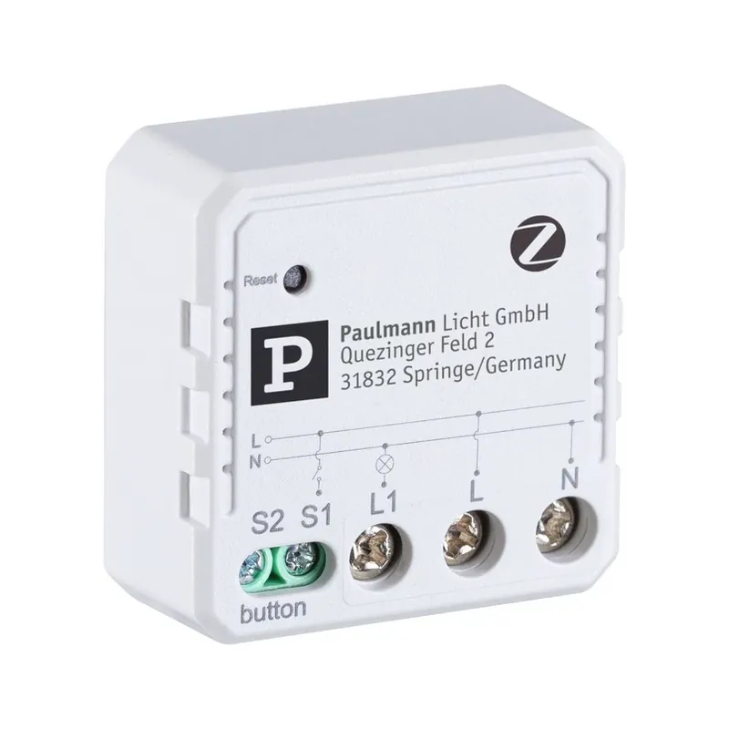 Finale Uitverkoop Paulmann Smart inbouwactor, Zigbee 3.0, wit, IP20