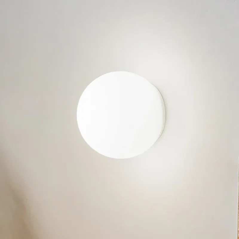 Tijdelijk Beschikbaar Ideal Lux wandlamp Mapa, Ø 20 cm, E27, wit, glas, bol
