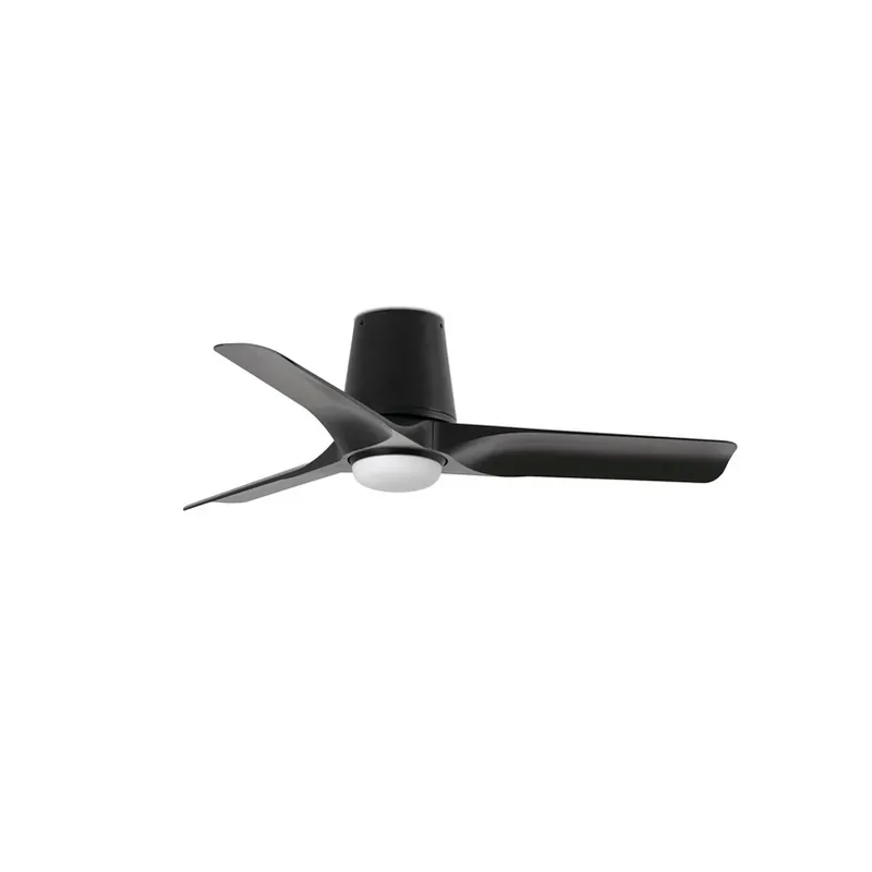 LED plafondventilator Hey, zwart, DC, stil, Ø 90 cm, CCT Koop Online