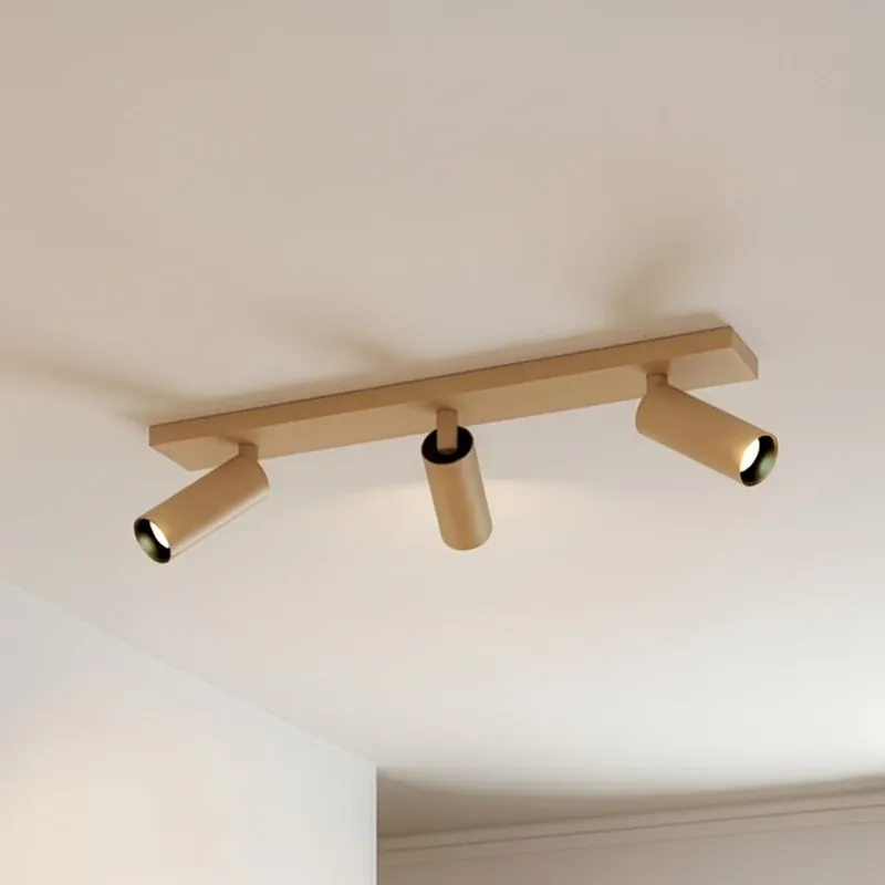 Koop Online Arcchio plafondspot Brinja Slim, koffie, 3-lamps, GU10 MR11