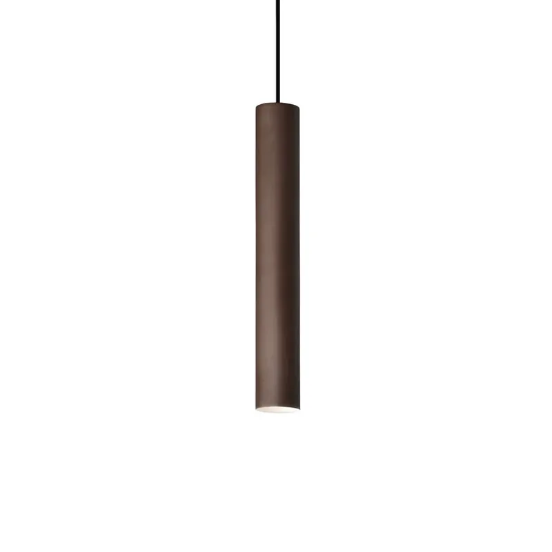 Aanbieding Ideal Lux hanglamp Look, donkerbruin, Ø 6 cm, metaal