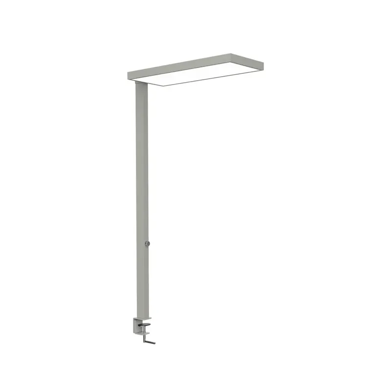 LED klemlamp MAULjura, zilverkleurig, dimbaar, 100 cm Gecertificeerd