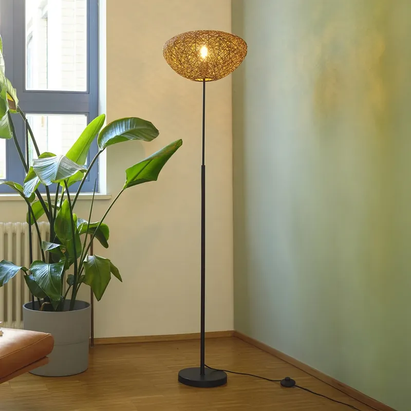Aanbieding OSRAM vloerlamp Decor Paper Drop, papier, beige, E27
