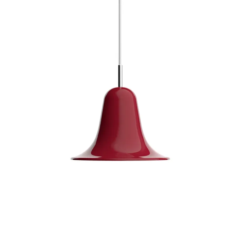 Verpan hanglamp Pantop, kersenrood, Ø 23 cm, metaal, E14 Alleen Vandaag