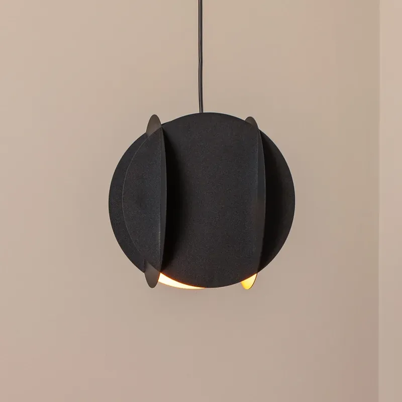 Nieuw Hanglamp Corner, zwart, 25 x 25 cm, metaal, E27