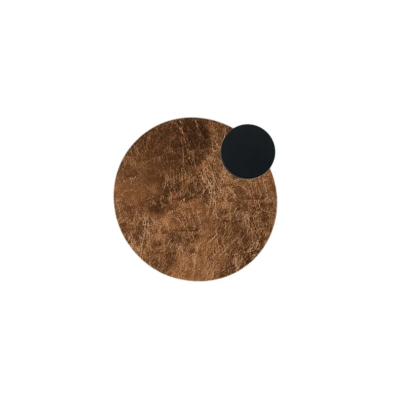 Alleen Vandaag Knikerboker LED wandlamp Pois, brons, Ø 25 cm, dimbaar