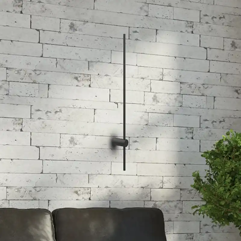 LED wandlamp Swing, hoogte 60 cm, CCT, metaal, zwart Koop Online