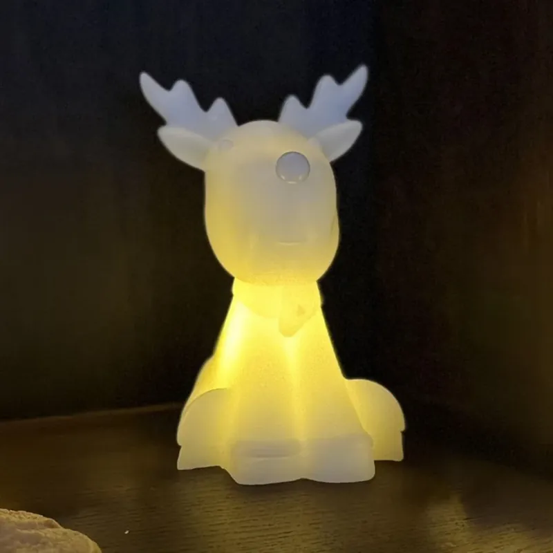 LED-decoratiefiguur Naja, wit, hoogte 12 cm, was, werkt op batterijen Speciale Aanbieding