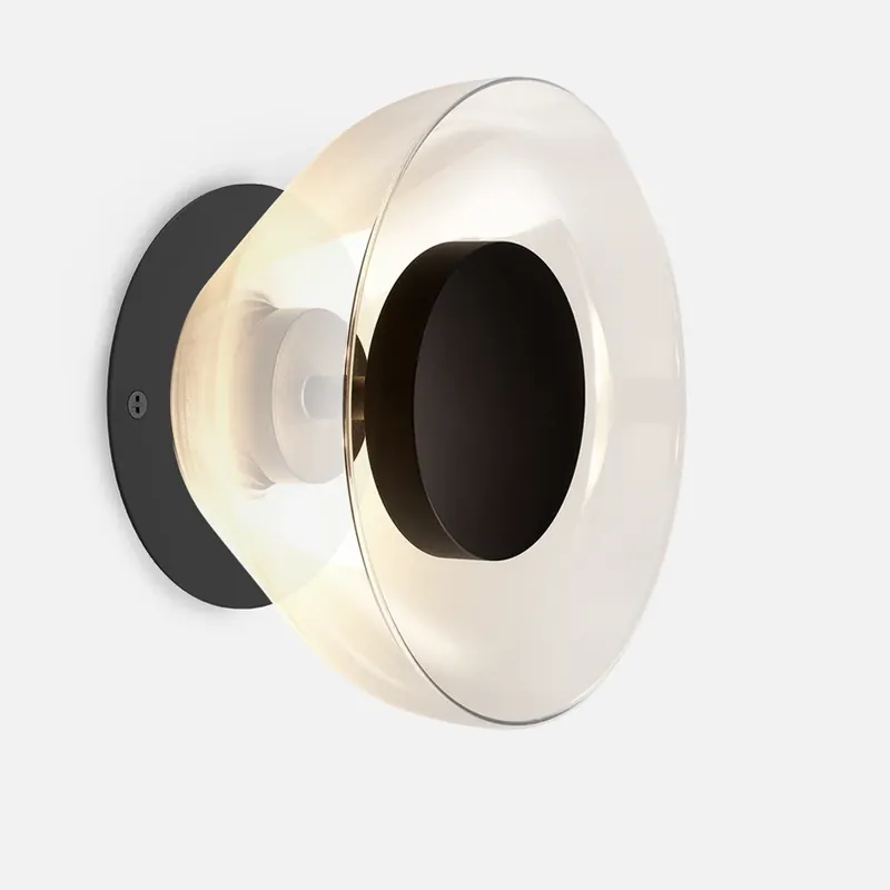MARSET Driverkap Aura Disk, zwart Ø 13 cm aluminium Bestel Nu