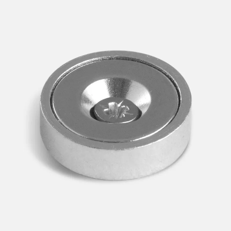 Lage Prijs MARSET Dipping magneetbevestiging, zilverkleurig, Ø 1 cm, metaal
