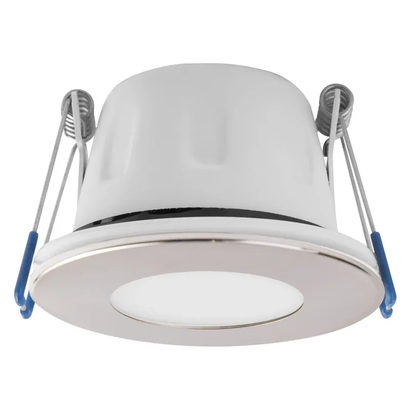 Fabrieksprijs MEGAMAN LED inbouwspot Tego Slim, 4.000 K, nikkel, IP65