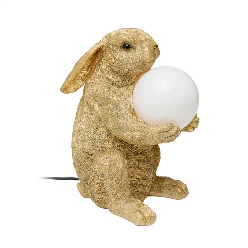 Lage Prijs KARE tafellamp Sweet Rabbit, goudkleurig, 15 cm hoog, E27