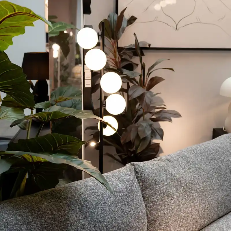 KARE vloerlamp Scala Balls, zwart, 160 cm, G9 Seizoensaanbieding