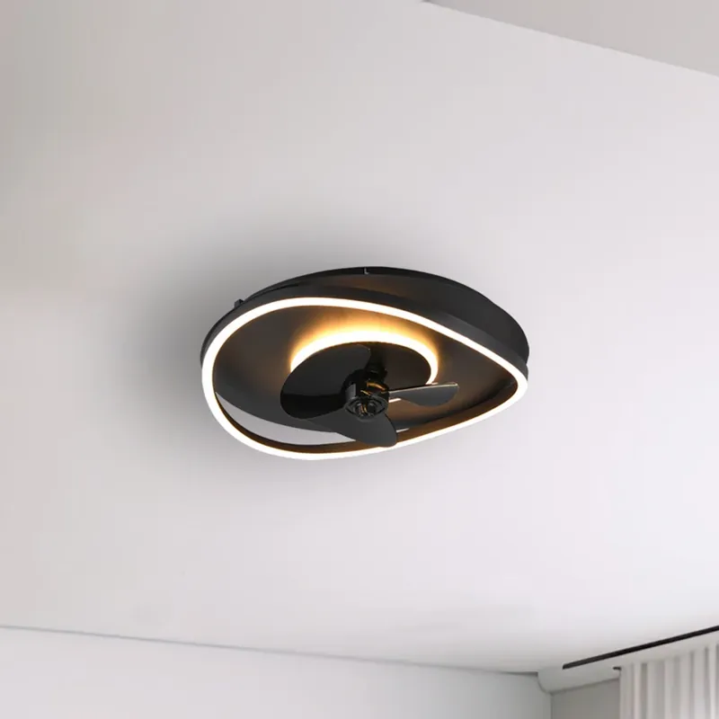 LED-ventilator Sortland, DC, stil, 50 cm, CCT, afstandsbediening Populair