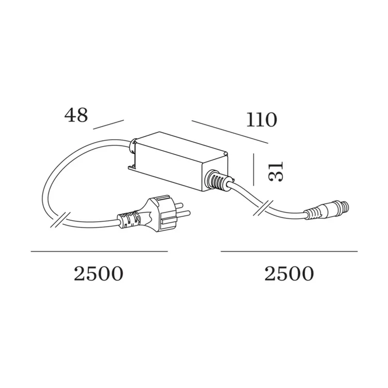 Voordeelprijs WEVER & DUCRÉ Plug & Play-driver voor GEO, 30 W, 24 V, IP67