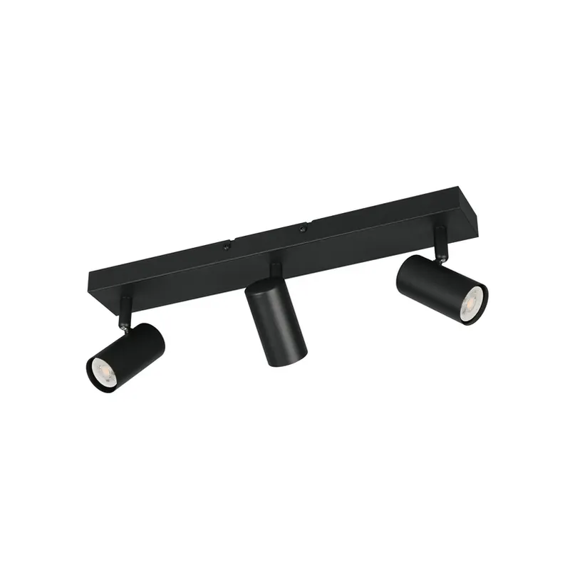 Actieprijs Spot Taryn, matzwart, lengte 45 cm, 3-lamps, mini-GU10