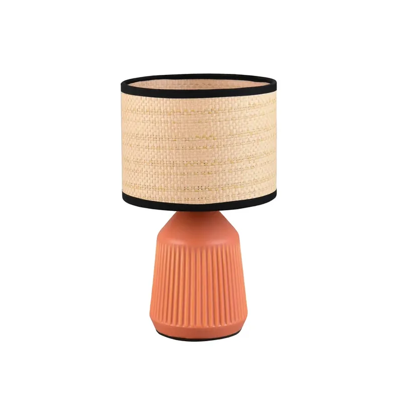 Actieprijs Tafellamp Formentera, terracotta/beige, 27 cm Keramiek/papier