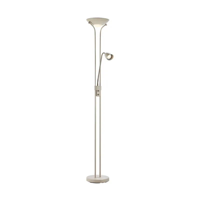 Beste Prijs LED uplighter Modu, beige, leeslampje, hoogte 180 cm, dimbaar.