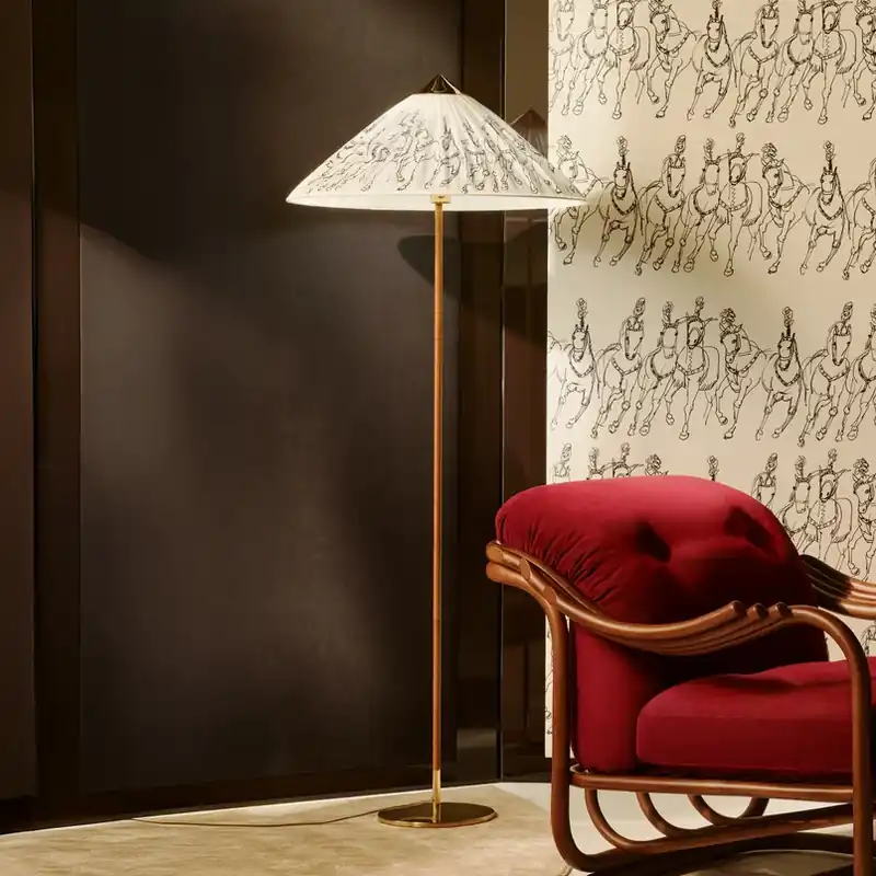 Gubi vloerlamp 9602 Garro Éditions Henry Moore, textiel Koop Vandaag