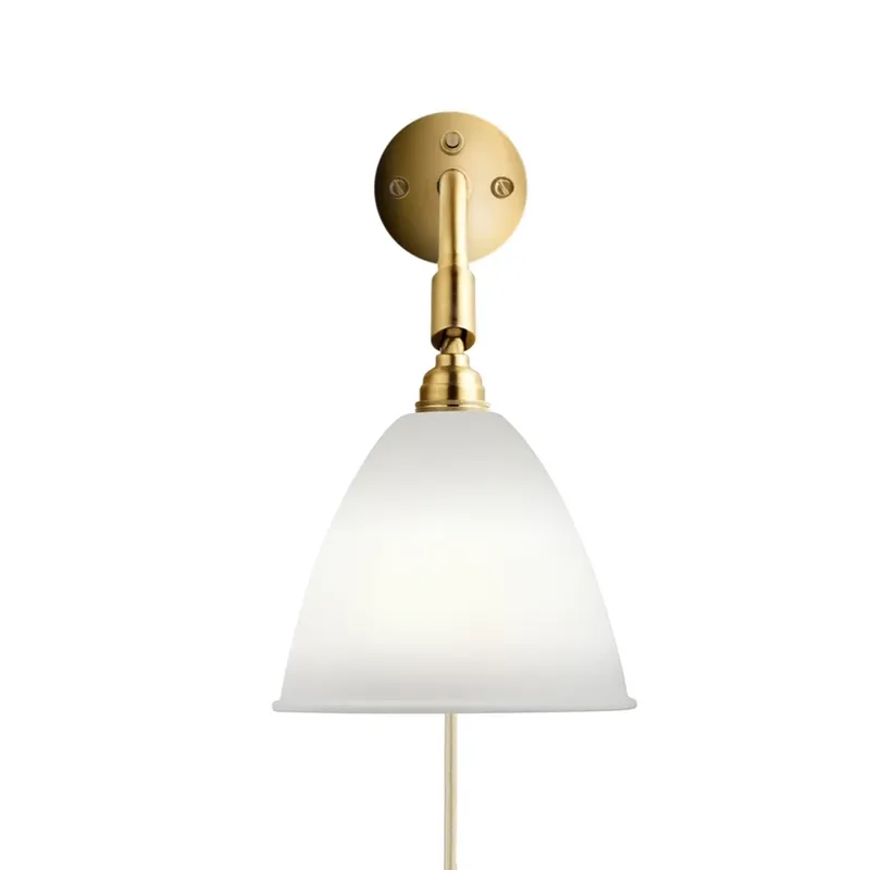 Beperkte Voorraad Gubi wandlamp Bestlite BL7, porselein/messing, 16 cm, E14