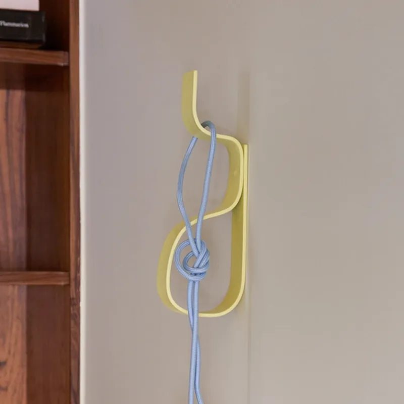 Actieprijs Kledinghaak Nami, geel, hoogte 20 cm, ijzer