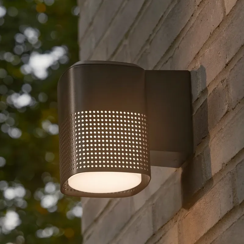Flitsaanbieding Buitenwandlamp Sidara Seaside, zwart, IP54, E27