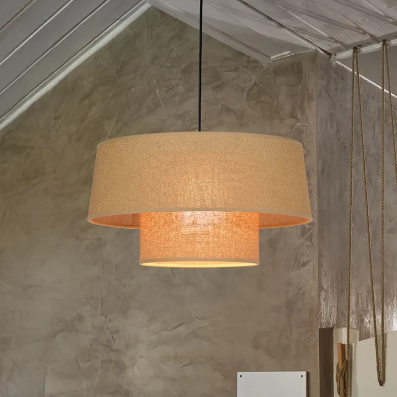 Koop Vandaag Hanglamp Mali, havanna, Ø 38 cm, papier