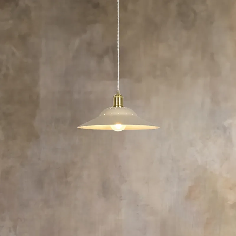 Favoriet Hanglamp Louise, ivoorkleurig, Ø 38 cm, metaal