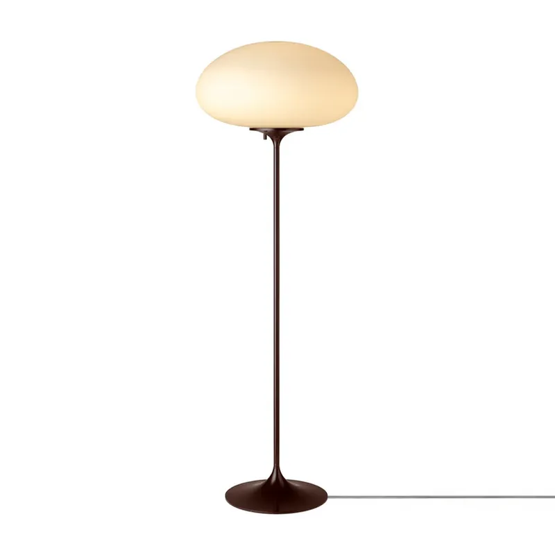 Gubi vloerlamp Stemlite, zwart-rood, hoogte 110 cm, dimbaar Gecertificeerd