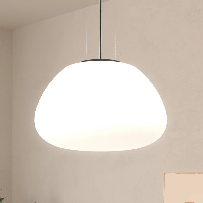 Stars of Light hanglamp Balmes, wit, Ø 42 cm, glas Laatste Versie