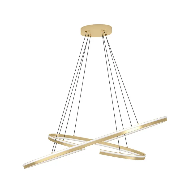 Stars of Light LED hanglamp Bogado, goud, 120 cm, CCT dimbaar Dagaanbieding