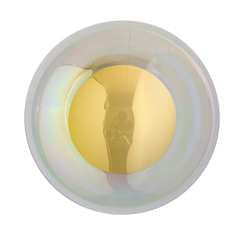 Snelle Levering EBB & FLOW wandlamp Horizon Surface, helder, glas, Ø 21 cm