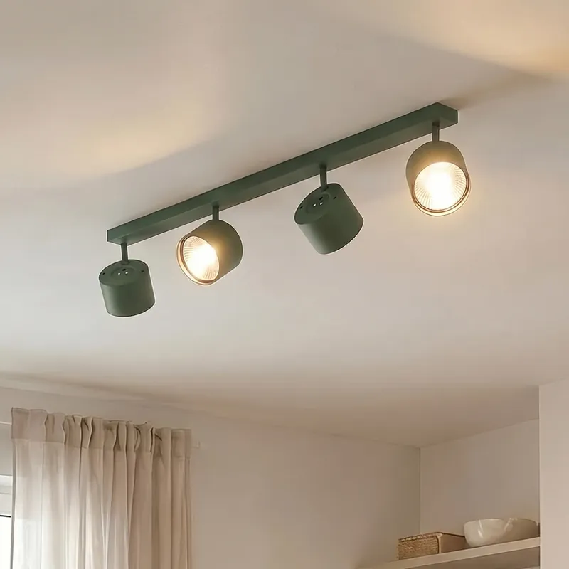Voordeelprijs Plafondspot Chloe, groen, 4-lamps, verstelbaar