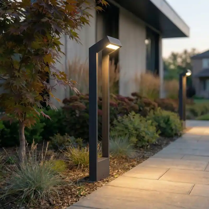Arcchio LED tuinpadverlichting Kovato, hoogte 95 cm, donkergrijs, IP65 Must-Have