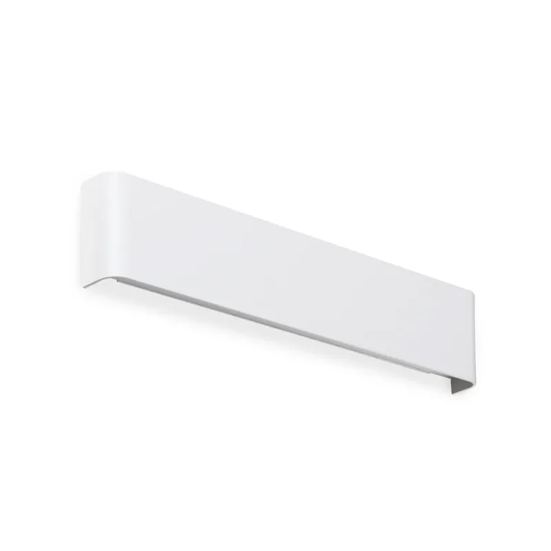Actieprijs IDEAL LUX LED wandlamp Delta, wit, breedte 41 cm, 4.000 K