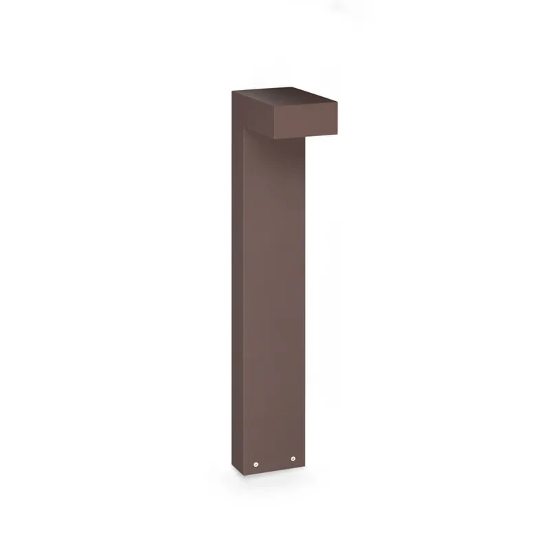 Beperkte Voorraad IDEAL LUX LED tuinpadverlichting Sirio, bruin, hoogte 60 cm, metaal