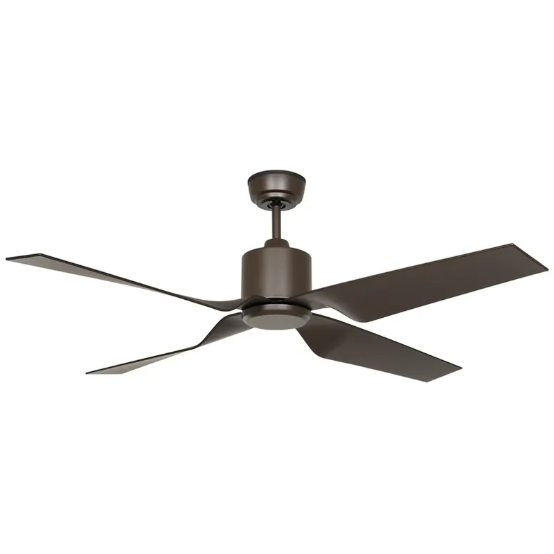 Plafondventilator Eco Ventos, brons, metaal, IP44, DC, wifi Bestel Nu