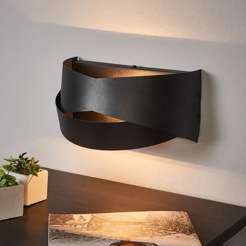 Gratis Retour Indirect schijnende wandlamp Tornado