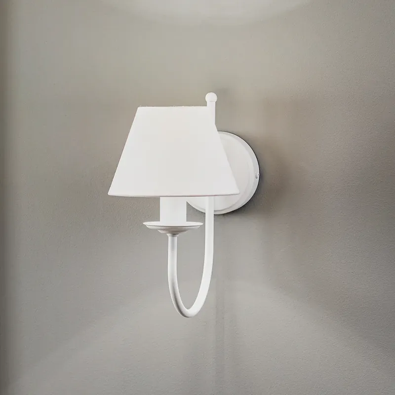 Betrouwbaar Wandlamp Bona, 1-lamp, wit