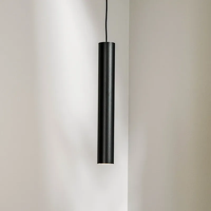 Favoriet Hanglamp Eye, 1-lamp, zwart, kaphoogte 40 cm