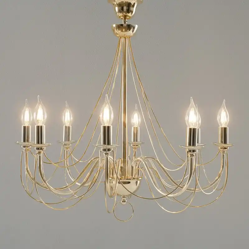 Bestseller Retro - goud glanzende kroonluchter